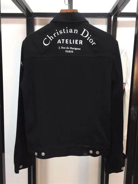 dior jean jacket|christian Dior atelier jacket.